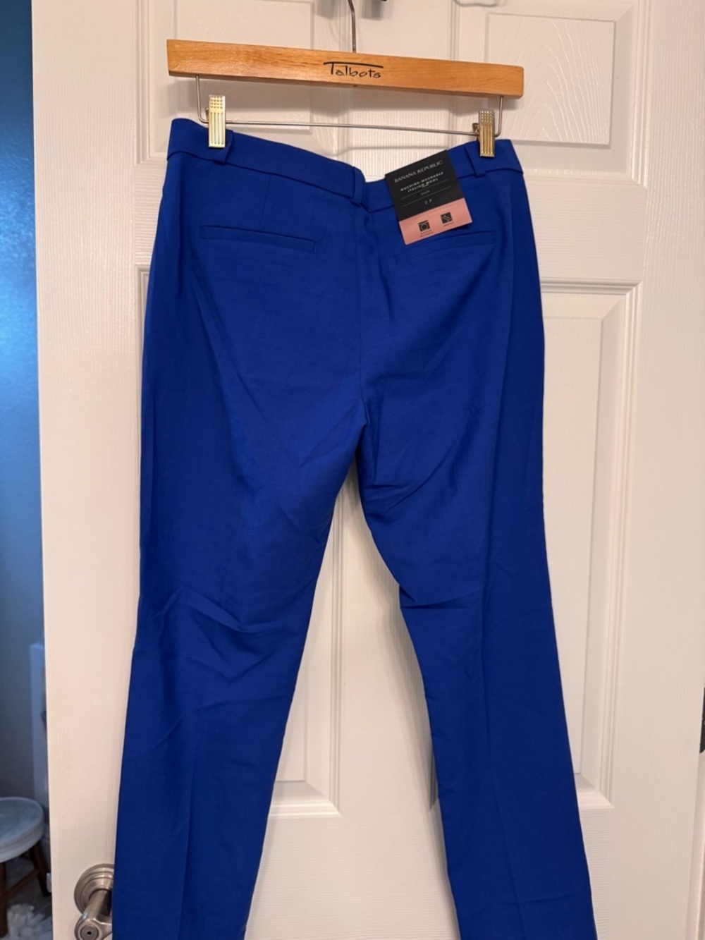 Banana Republic Retail Store - Ryan Petite Pants - Cobalt Blue - Picture 3 of 5